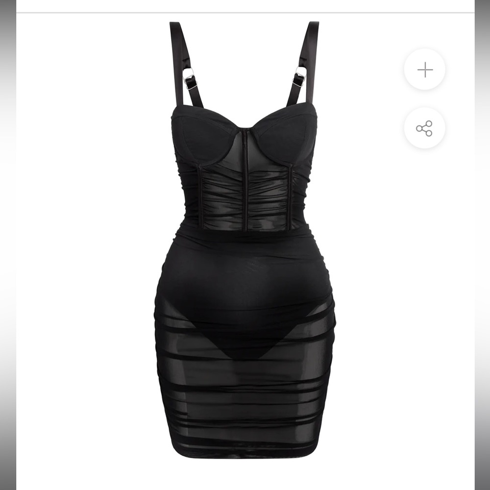 Leau Miami Mesh Mini Dress Size Small